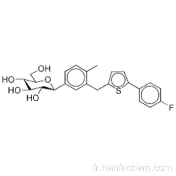 D-glucitol-1,5-anhydro-1-C- [3 - [[5- (4-fluorophényl) -2-thiényl] méthyl] -4-méthylphényl] -, (57187381,1S) - CAS 842133-18 -0